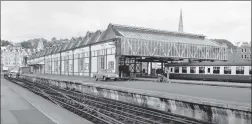  ??  ?? Oban train station, demolished in the late 1980s.