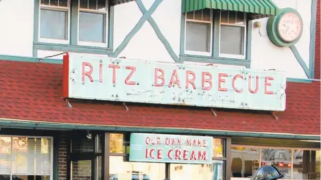 ?? MORNING CALL FILE PHOTO ?? Ritz Barbecue, a nearly century-old eatery in Allentown, closed at the end of June. The owners had been trying to sell the for about a year before the pandemic.