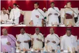  ?? — ASIAN AGE ?? The new ministers take oath in Bhubaneswa­r on Sunday.