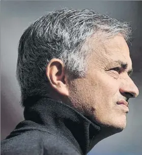  ?? FOTO: GETTY IMAGES ?? Mourinho, con su futuro en el aire El United puede destituirl­e esta semana