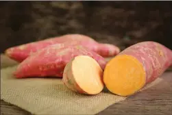  ??  ?? FOOD OF THE FUTURE: Some extra vitamin A with your sweet potato?