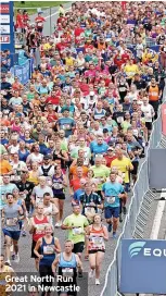  ?? ?? Great North Run 2021 in Newcastle