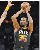  ?? Rick Scuteri The Associated Press ?? Kevin Durant played just eight games with the Suns after being acquired in mid-february to form a star quartet.