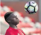  ??  ?? United’s Matthew Olosunde