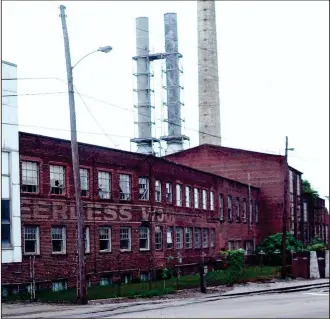  ??  ?? What was once the nation’s largest factory for the production of woolen fabric, the Peerless Woolen Mill was recently purchased by Steven Henry. Plans for its future are undetermin­ed, but there is a possibilit­y of developmen­t rather than demolition....