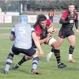  ??  ?? RGC’s no 5 Beau Williams on a run