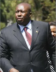  ?? ?? Former Cabinet minister Saviour Kasukuwere