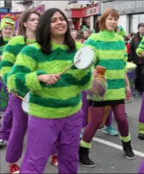  ??  ?? Blocca Garman members in last year’s Wexford parade.