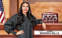  ?? Wrigley Media Group ?? “Relative Justice With Judge Rhonda Wills” airs at noon weekdays on CW39.