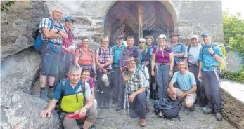  ?? FOTO: VEREIN ?? Die Mitglieder des Alpenverei­ns Pfullendor­f wanderten vier Tage in Südtirol.