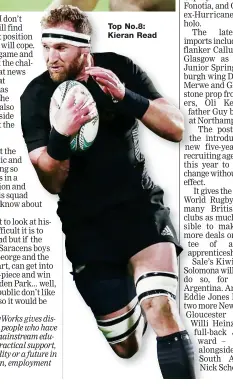  ??  ?? Top No.8: Kieran Read