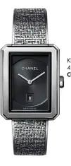  ??  ?? Klocka i stål, 42 860 kr, Chanel.