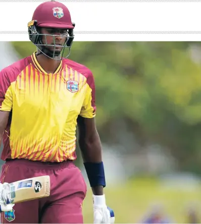  ?? AP ?? Falling like ninepins: West Indies’ Jason Holder walks off offering little resistence in the fifth T20I against India in Lauderhill, Florida. The 88-run defeat handed India a 4-1 series win.