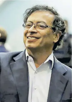  ?? ARCHIVO ?? ‘Fico’ Gutiérrez, de Equipo por Colombia, y Gustavo Petro, del Pacto Histórico, tendrían un pie en segunda vuelta.