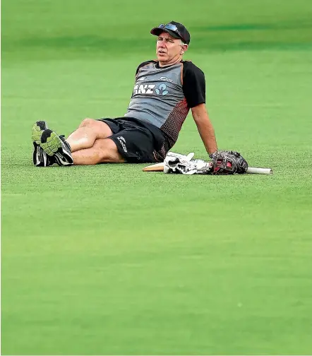  ?? GETTY IMAGES ?? Black Caps coach Gary Stead is taking a pre-planned break and will miss the one-day series against India.