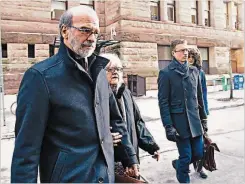  ?? NATHAN DENETTE THE CANADIAN PRESS ?? David Livingston was found guilty of illegally destroying documents related to the Liberal government decision to cancel two gas plants before an election.
