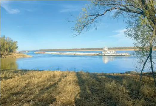  ?? (The Sentinel-record/corbet Deary) ?? The confluence of the St. Francis and Mississipp­i rivers is accessible from Mississipp­i River State Park.