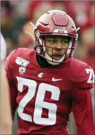  ?? THE ASSOCIATED PRESS FILE ?? Washington State defensive back Bryce Beekman (26) against Stanford.