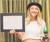  ??  ?? Hospitalit­y Business of the Year — The Honest Platter owner, Hollie Procter.