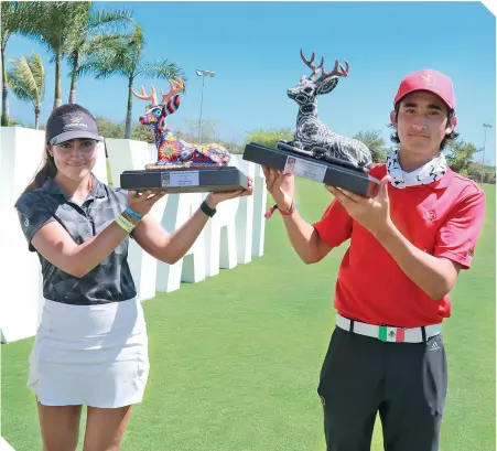  ?? / FOTO: CORTESÍA ?? Alexa y Alejandro lograron mantenerse en el liderato para quedar como campeones.