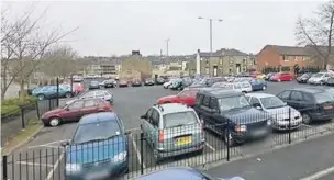  ??  ?? ●● A Covid testing centre has been set up at Eastgate Car Park in Accrington town centre