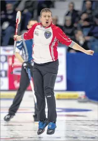  ?? CP FILE PHOTO ?? Newfoundla­nd and Labrador skip Greg Smith was a fan favourite at the 2018 Tim Hortons Brier. With a new-look team and more preparatio­n this season, Smith hopes for a return trip to the Canadian championsh­ip in 2019.