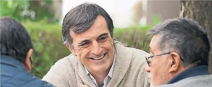  ?? (TÉLAM) ?? Discurso de campaña. El candidato de Cambiemos, Esteban Bullrich, opinó sobre la política social del Gobierno nacional en el programa “A dos voces”, de TN.