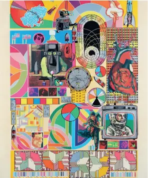  ?? ?? Eduardo Paolozzi – Bash, screenprin­t on wove paper, signed, dated 1971, and editioned 164/2000 in pencil.