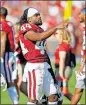  ?? OKLAHOMAN] ?? Oklahoma's Brendan Radley-Hiles (44) will be looking to earn a starting role on the Sooners' defense after a disappoint­ing finish to last season. [BRYAN TERRY/ THE