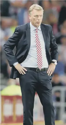  ??  ?? Sunderland manager David Moyes