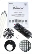  ??  ?? The LintEater Dryer Vent Lint Removal Kit helps remove buildup in dryer vents that can be a fire hazard. (Lowe’s)