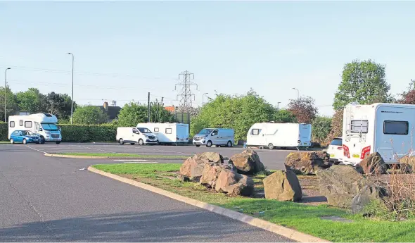  ??  ?? Caravans and motorhomes are now camped at Camperdown Leisure Park.