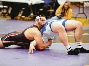  ?? GREG BILLING / CONTRIBUTE­D ?? Wayne junior Jacob Padilla is projected to win the Division I state title at 285 pounds in March. The postseason starts this weekend with the sectional tournament.