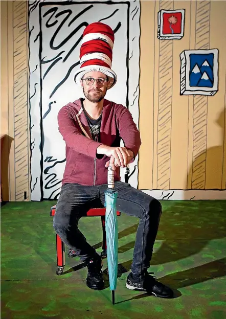  ?? DOMINICO ZAPATA/STUFF ?? Dr Seuss’s The Cat in the Hat is at Claudeland­s on Sunday.