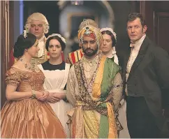  ?? MANOJ RICKY ?? Amanda Root (Queen Victoria), Satider Sartaaj (Duleep Singh) and Jason Flemyng (Dr. Login) star in Kavi Raz’s historical drama The Black Prince.