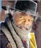  ?? Andrew Cooper ?? THE WEST is wintry and wild in “The Hateful Eight” on Showtime. With Samuel L. Jackson.