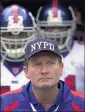  ?? THE ASSOCIATED PRESS — 2001 ?? Former Giants coach Jim Fassel, who was from Anaheim, died Monday at the age of 71 in Las Vegas.