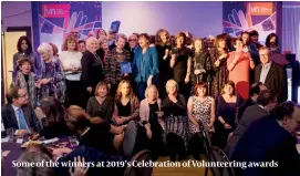  ?? PHOTO: EMMA ZIFF PHOTOGRAPH­Y ?? Some of the winners at 2019’s Celebratio­n of Volunteeri­ng awards