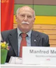  ?? FOTO: RIEDEL ?? „Ich befürchte, dass wir nicht spielen dürfen, selbst wenn wir das wollen“: Donau-Iller-Bezirksche­f, Manfred Merkle.