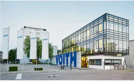  ?? Foto: Voith ?? Voith sieht Reduktions­erfolge in Sachen Abfallvolu­men bis Energiever­brauch. Dies findet sich im aktuellen Nachhaltig­keitsberic­ht dargestell­t.