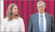  ?? REUTERS ?? Bill and Melinda Gates announced on Monday that they are splitting after 27 years of marriage.