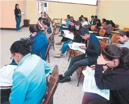  ?? FOTO: EL HERALDO ?? Las evaluacion­es para quienes aspiren a una plaza docente como parte de este proceso se harán del 20 al 30 de noviembre próximo.