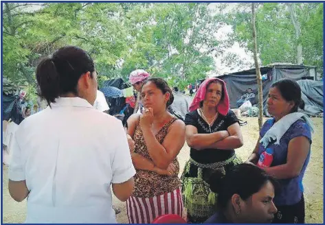  ??  ?? El año pasado, más de 390 personas de Guatemala llegaron a territorio campechano por la frontera Sur