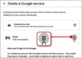  ?? ?? Delete your Gmail account and use Google tools with another email address