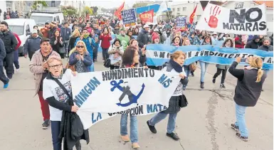  ?? Mauro v. rizzi ?? Siguen las protestas del sector pesquero en reclamo de más seguridad