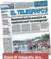  ??  ?? Diario El Telégrafo, Uruguay, 25 de enero de 2021