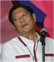  ?? ?? Ferdinand Marcos Jr grew up in Manila’s presidenti­al palace