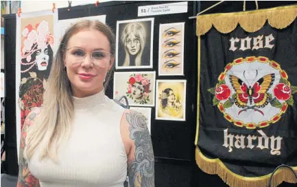  ?? Photos / Alyssa Smith ?? Netflix Tattoo Redo star Rose Hardy was at the festival.