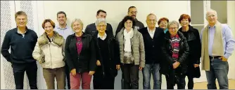  ??  ?? Les membres du Conseil d’administra­tion de LLA