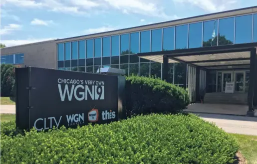  ?? RAHUL PARIKH/SUN-TIMES ?? Sinclair Broadcast Group said Wednesday it plans to revise its deal to buy Tribune Media, including Chicago’s WGN-TV.